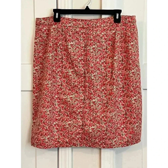 EDDIE BAUER FLORAL PENCIL SKIRT PLUS SIZE 18 - Picture 5 of 6